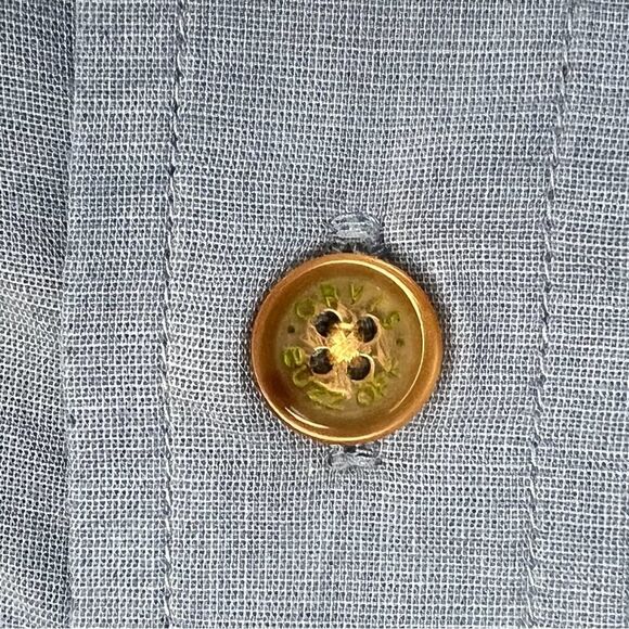 Orvis Buzz Off Insect Repellent Fishing Shirt. Blue. Size Large. Good Condition - Picture 3 of 11